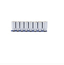 Carlyle 8 Piece 1/2 Inch Dr 6 Pt Deep Socket Set Metric