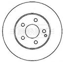 Borg & Beck Brake Disc Pair Part No -BBD4355
