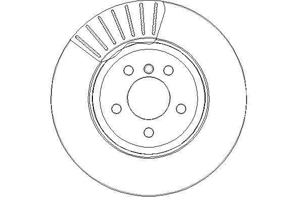Disctech Brake Disc - Fits Bmw, Toyota - ABD3205 - Rear Axle