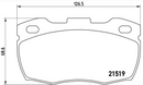 Brembo Brake Pad Set - P44005