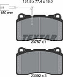 Textar Brake Pad Set - 2375701