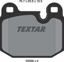 Textar Brake Pad Set - 2058805