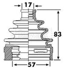 Borg & Beck Cv Joint Boot Kit Part No -BCB6239