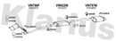 Klarius VW796P - Centre Pipe  - Fits Volkswagen Transporter T5 2.5 Tdi 4Motion
