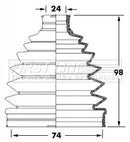 First Line Cv Joint Boot Kit Part No -FCB6041