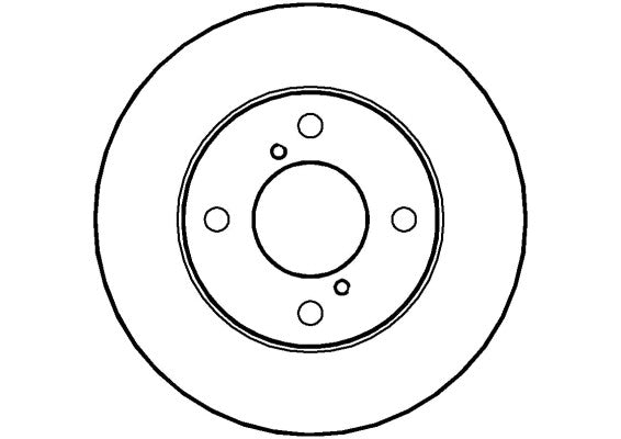 Disctech Brake Disc - Fits Alfa romeo, Suzuki - ABD2899 - Front Axle