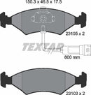 Textar Brake Pad Set - 2310501