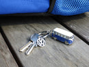 VW T1 Bus 3D Model Key Ring In Blister Packaging - Blue