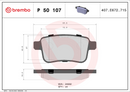 Brembo Brake Pad Set - P50107