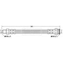 Borg & Beck Brake Hose Part No -BBH6509