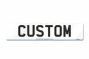 Standard Front or Rear Aluminium Number Plate 520 X 111 - QNP1