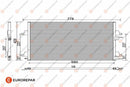Eurorepar Air Conditioning Condenser - 1610163180