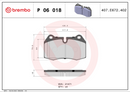 Brembo Brake Pad Set - P06018