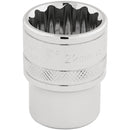 Draper Expert 22mm 12pt Socket 1/2DR Pckd - 33368