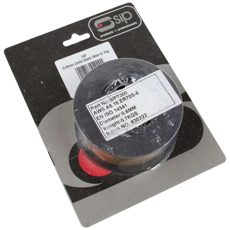 SIP 0.7kg x 0.6mm Mild Steel Welding Wire Pack