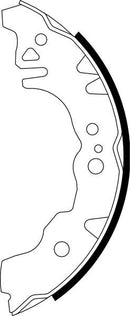 Mintex Brake Shoes fits -Daihatsu Perodua Subaru MFR607 (also fits other vehicles)