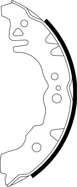 Mintex Brake Shoes fits -Daihatsu Perodua Subaru MFR607 (also fits other vehicles)