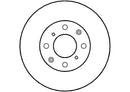 Disctech Brake Disc - Fits Acura, Mazda - ABD3074 - Front Axle