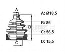 Borg & Beck Cv Joint Boot Kit Part No -BCB6372