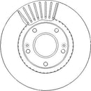 Disctech Brake Disc - Fits Hyundai, Suzuki - ABD3831 - Front Axle