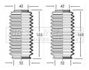 First Line Steering Gaiter Kit Part No -FSG3017
