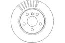 Disctech Brake Disc - Fits Bmw, Citroën - ABD3248 - Front Axle