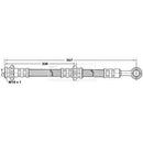 Borg & Beck Brake Hose Part No -BBH6822