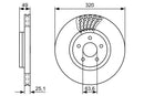 Bosch Brake Disc > Single Bd1677 Part No - 0986479660