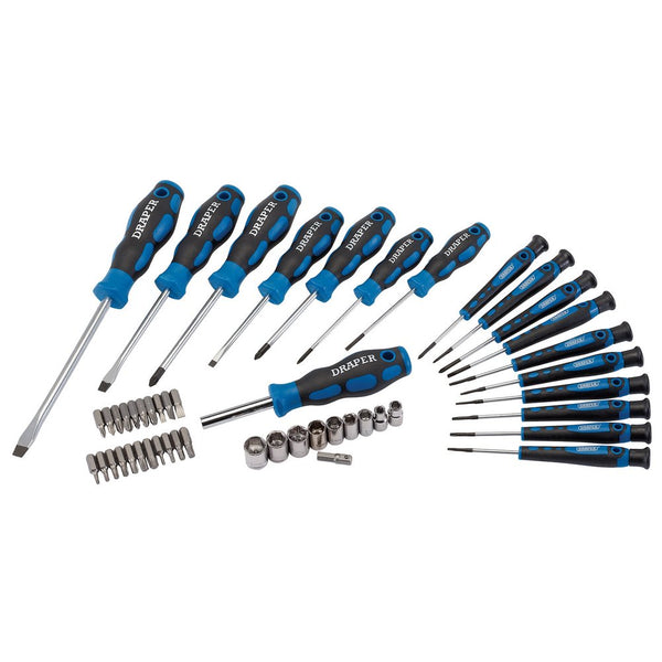 Screwdriver, Socket and Bit Set (49 Piece)