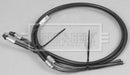 Borg & Beck Brake Cable -BKB2804