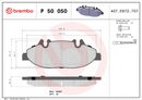 Brembo Brake Pad Set - P50050