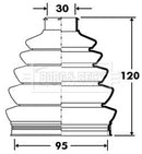 Borg & Beck Cv Joint Boot Kit Part No -BCB2393