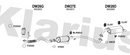 Klarius DW26G - Centre Pipe  - Fits Chevrolet Kalos 1.4i