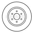 Borg & Beck Brake Disc Pair Part No -BBD5145