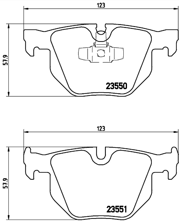 Brembo Brake Pad Set - P06039