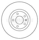 Borg & Beck Brake Disc Pair Part No -BBD4243