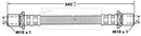 Borg & Beck Brake Hose Part No -BBH7273