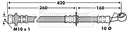 Borg & Beck Brake Hose Part No -BBH7450