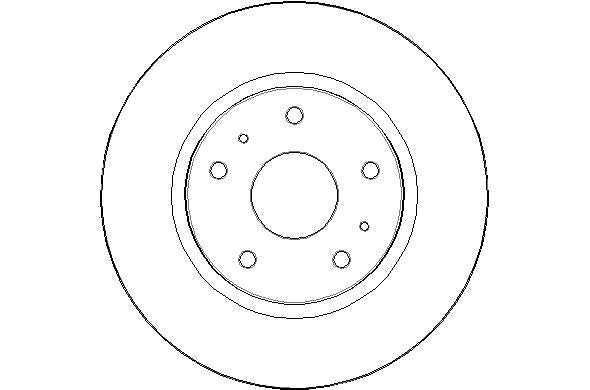 Disctech Brake Disc - Fits Suzuki - ABD3105 - Front Axle