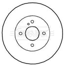 Borg & Beck Brake Disc Pair Part No -BBD4649