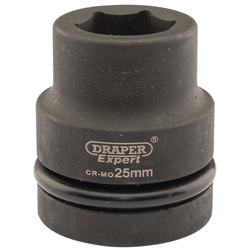 Expert HI-TORQ 6 Point Impact Socket, 1" Sq Dr, 25mm