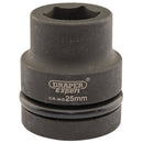 Expert HI-TORQ 6 Point Impact Socket, 1" Sq Dr, 25mm