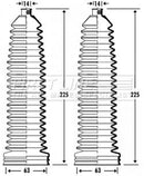 First Line Steering Gaiter Kit Part No -FSG3337