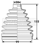 First Line Cv Joint Boot Kit Part No -FCB6283