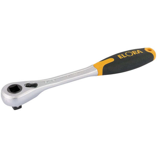 Soft Grip Reversible Ratchet, 1/2" Sq Dr