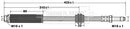 Borg & Beck Brake Hose Part No -BBH7430