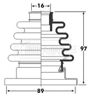 Borg & Beck Drive Shaft Bellow - BCB6252
