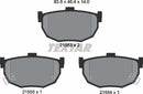 Hyundai Kia Nissan, Brake Pad Set - Textar 21553012497901