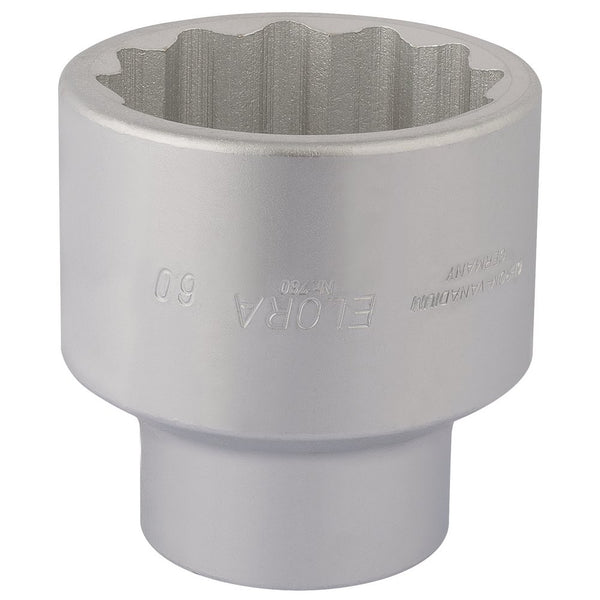 Elora Bi-Hexagon Socket, 1" Sq Dr, 60mm