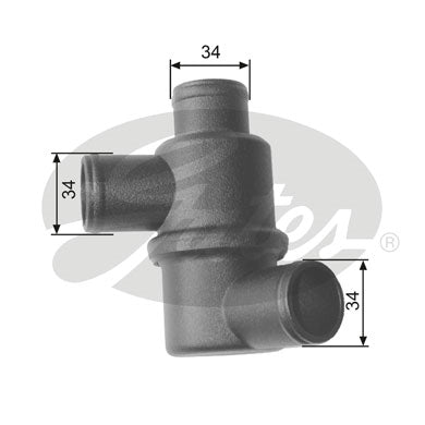 Gates Thermostat, coolant - TH15480